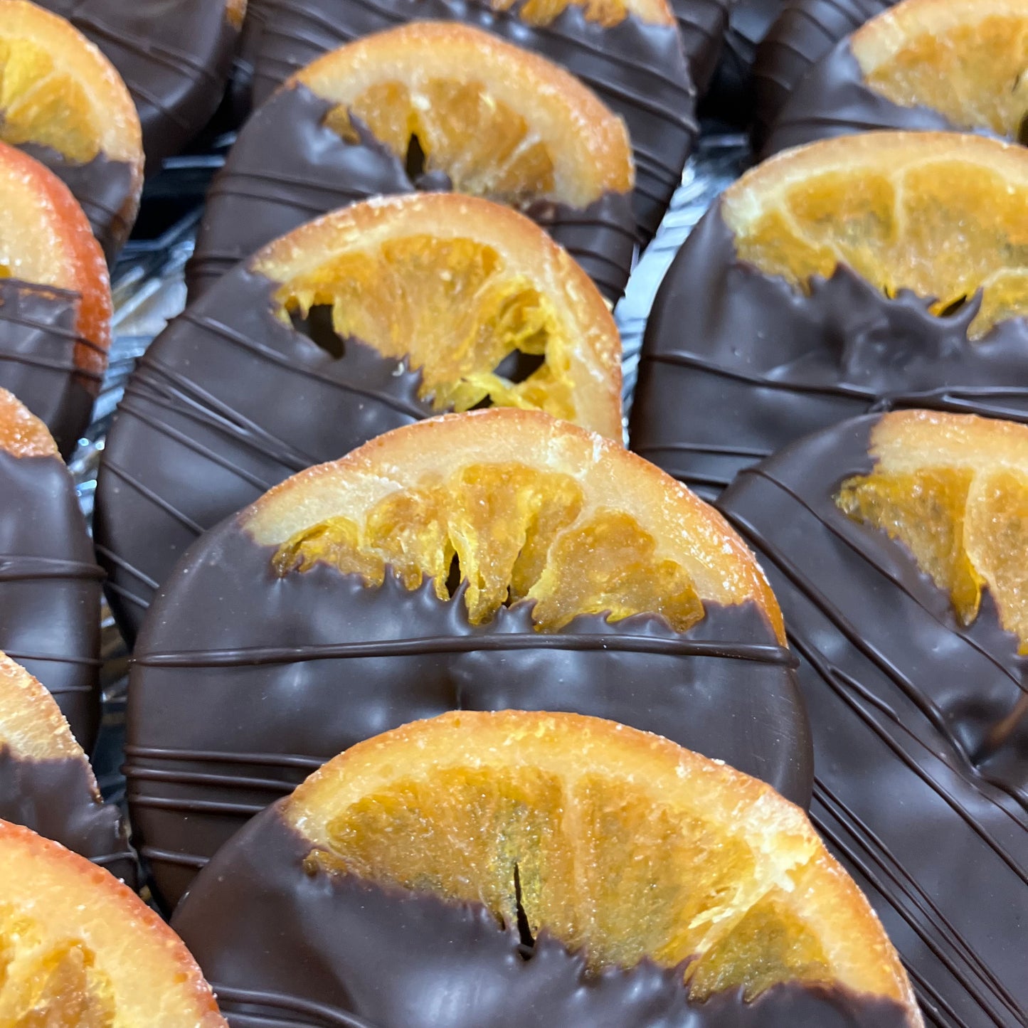 Dark Chocolate Dipped Oranges