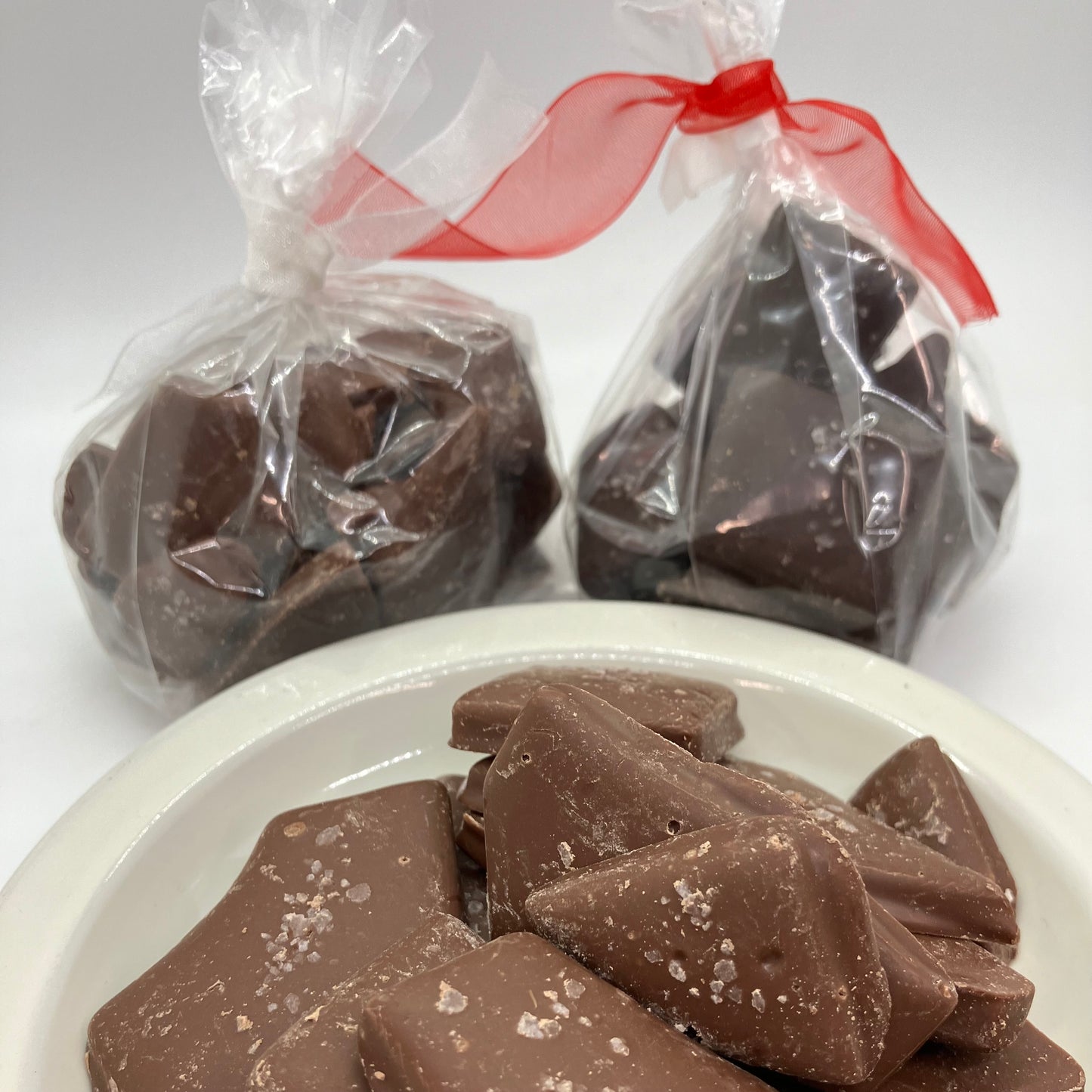 Milk or Dark Chocolate Burnt Toffee