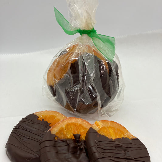 Dark Chocolate Dipped Oranges